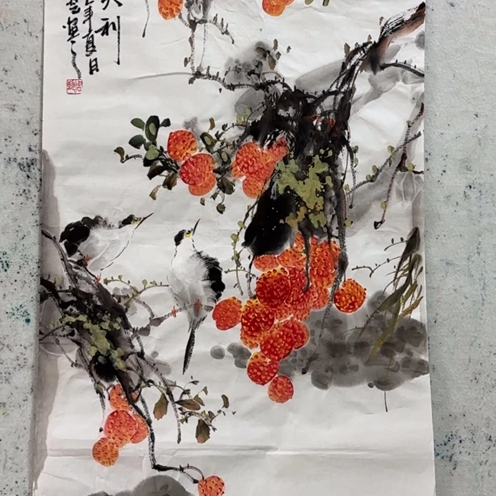 国画手绘国风国画作品