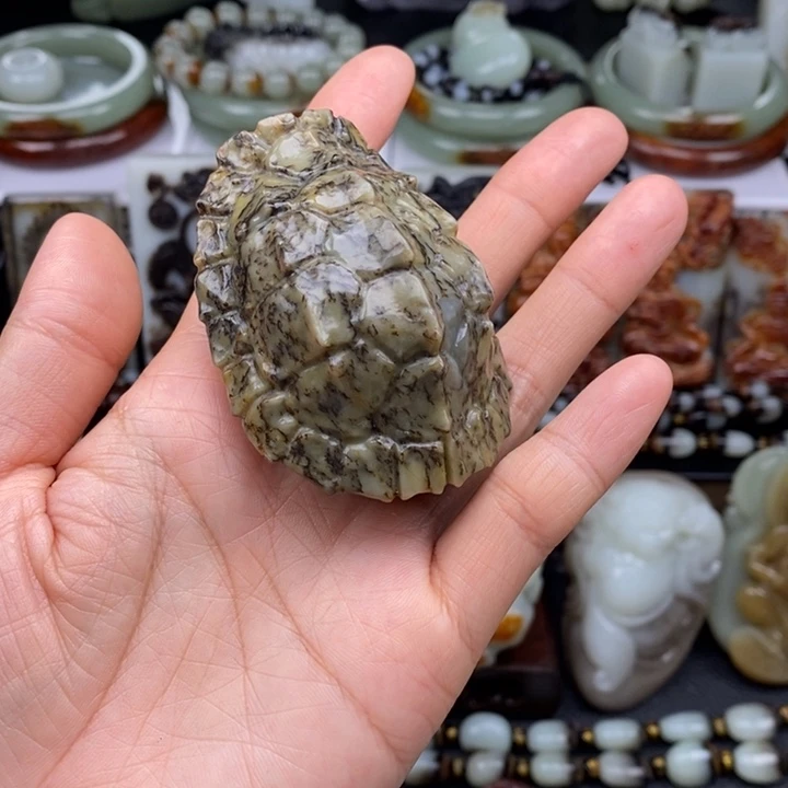 和田玉未镶嵌吊坠(不含链)