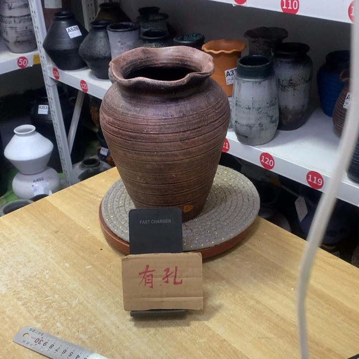 【闪购商品】红陶瑕疵默认打孔高24口12