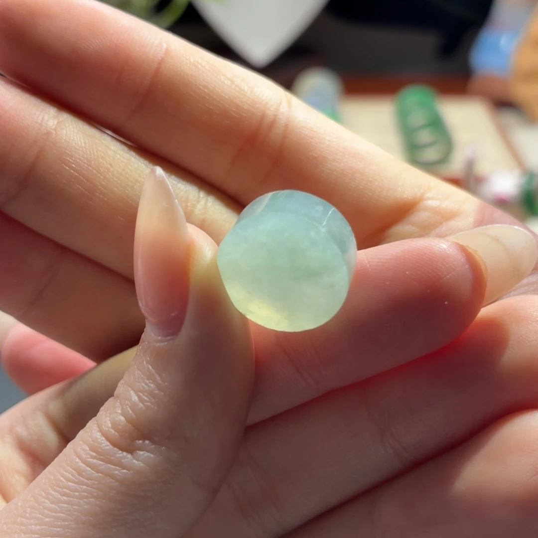 未镶嵌定制翡翠冰戒指心