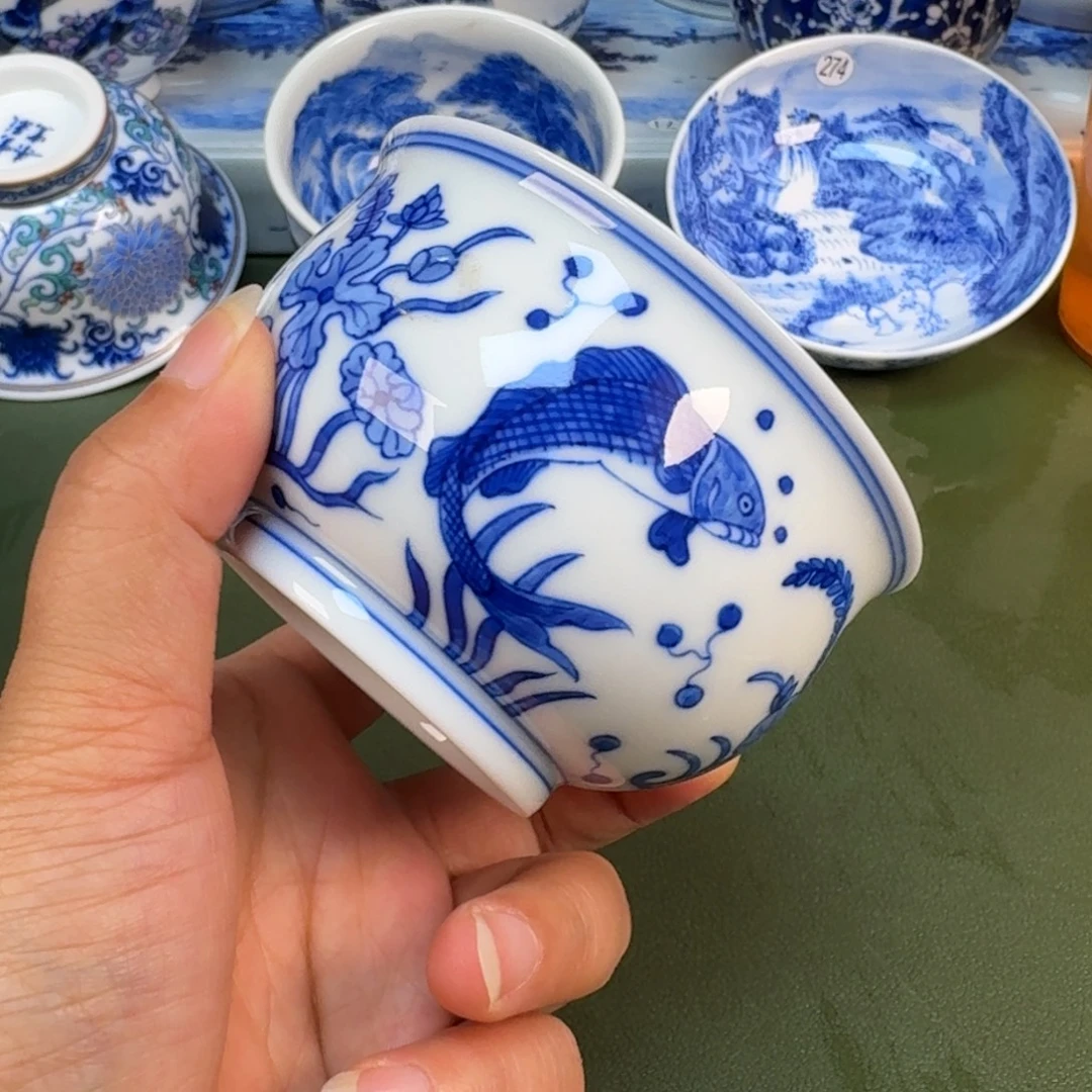 景德镇纯手绘茶具圆圆204