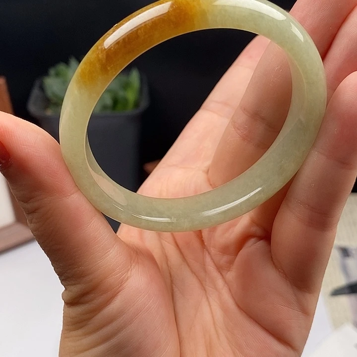 翡翠未镶嵌颈饰天然翡翠手镯57