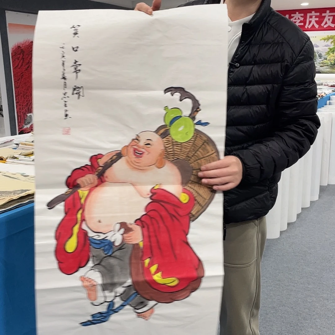 国画今天上午国画作品展示