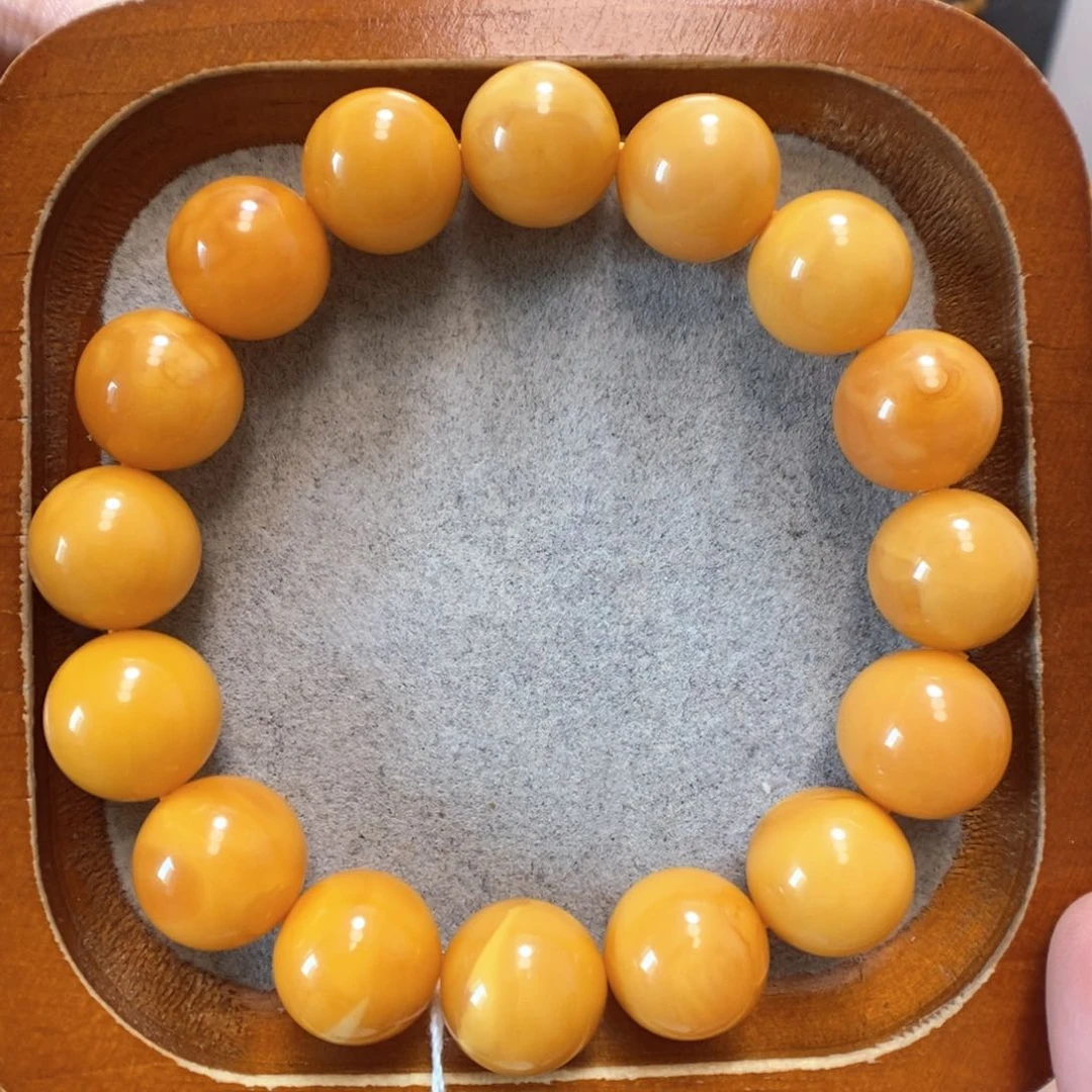未镶嵌蜜蜡手串蜜蜡手串