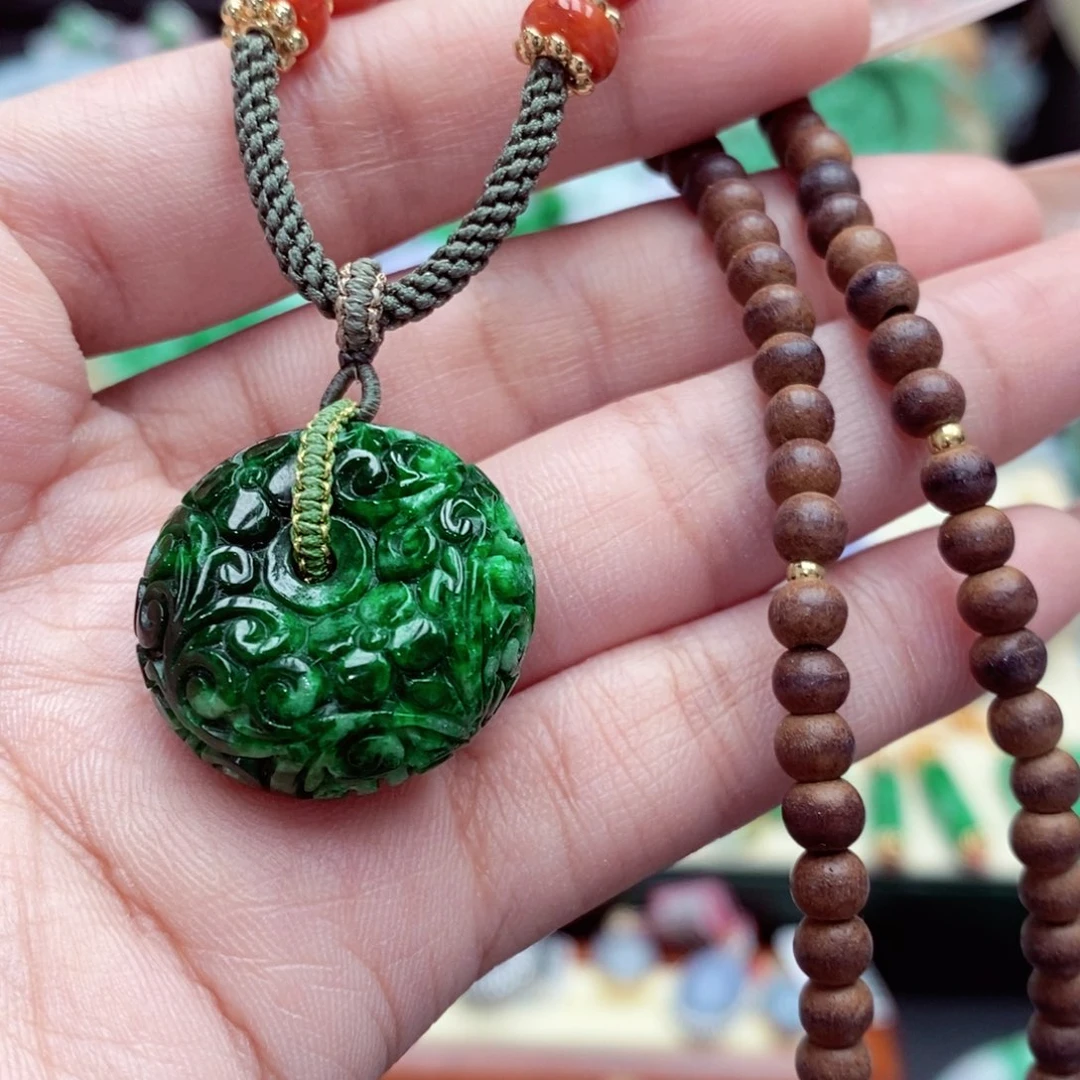 颈饰未镶嵌翡翠翡翠吊坠