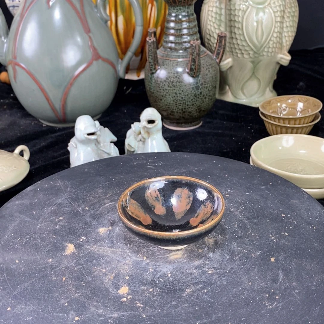 摆件介休窑小小盏