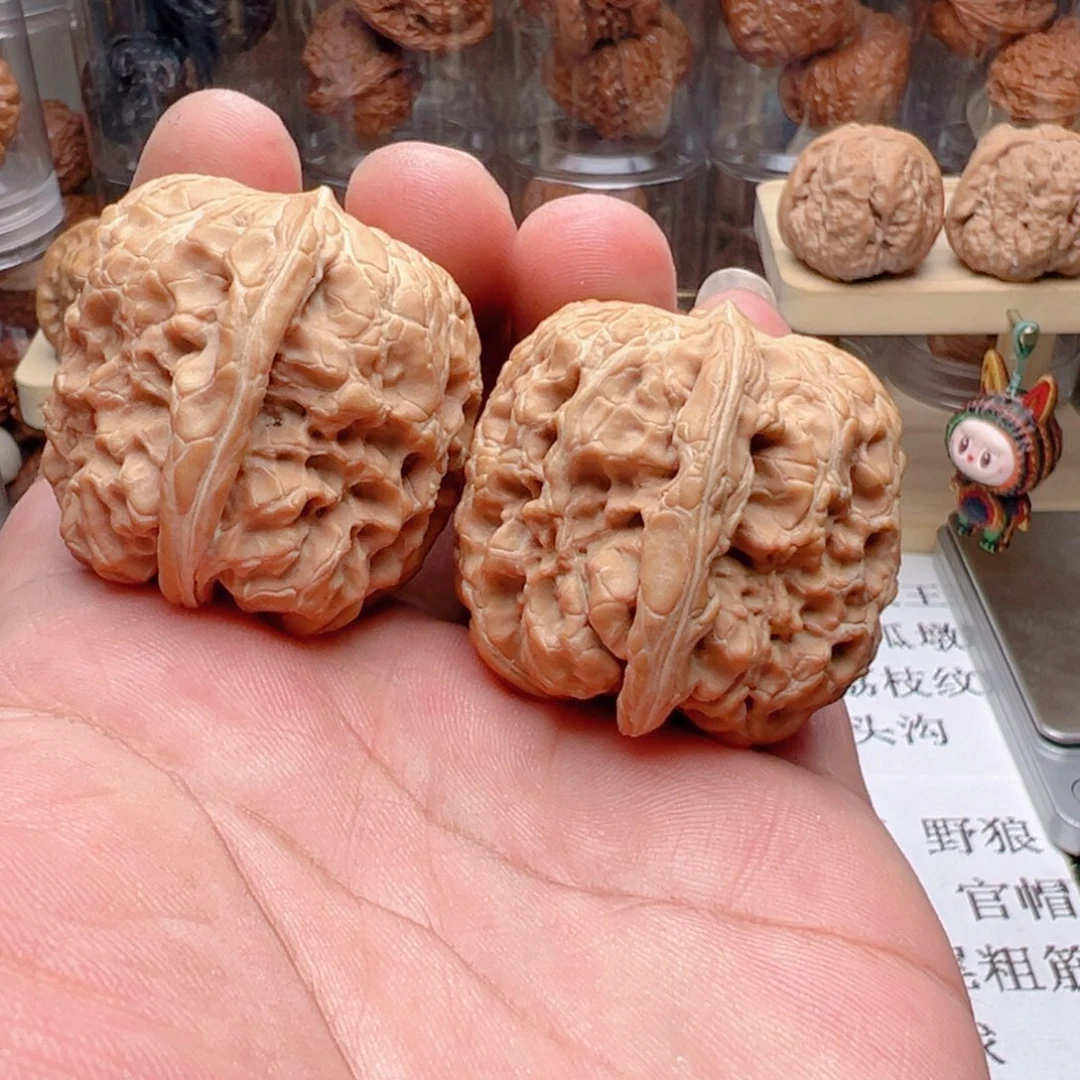 吊坠文玩核桃43尺全品门墩