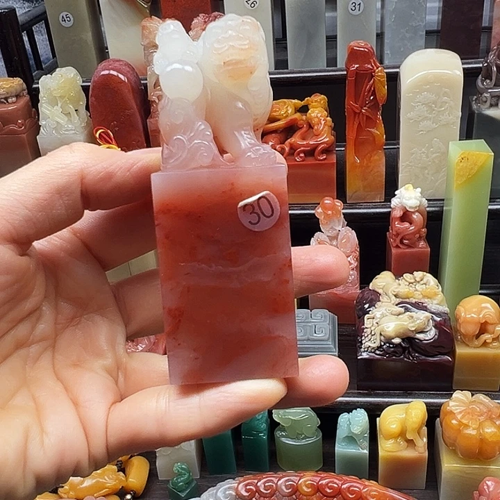 印石寿山石寿山石手工雕刻