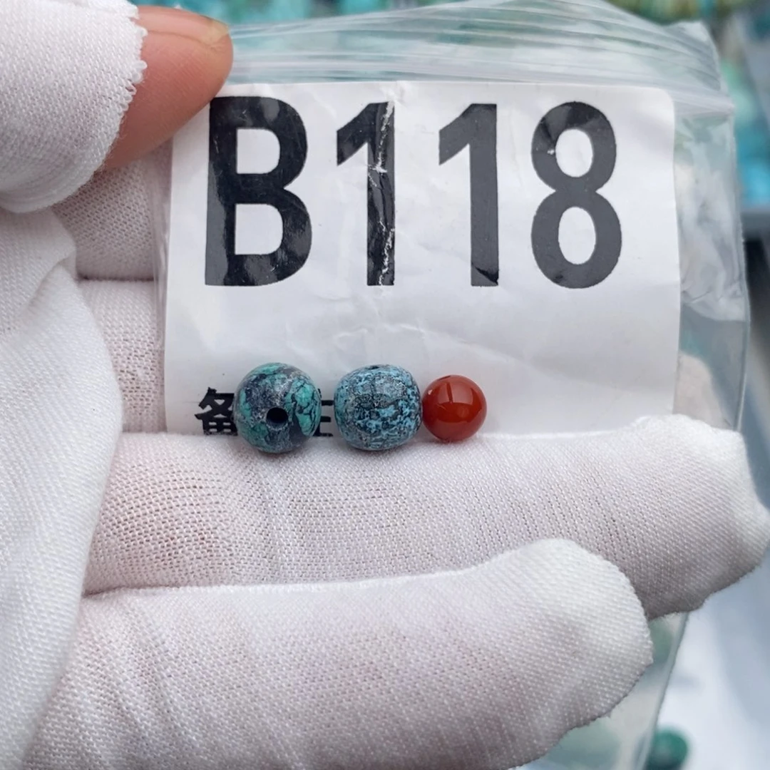 未镶嵌卡8老型一对南红玛瑙