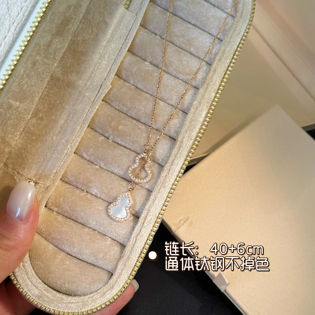 钛钢项链 BIBI【镂空葫芦】项链G104