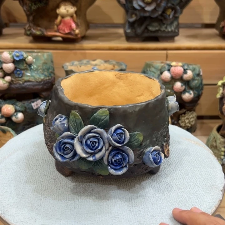 陶然多肉花盆百搭