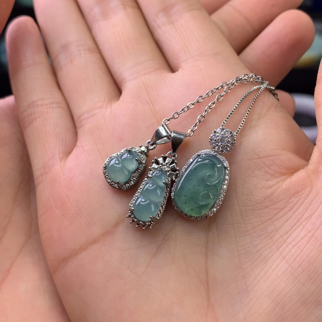 翡翠颈饰未镶嵌多样性