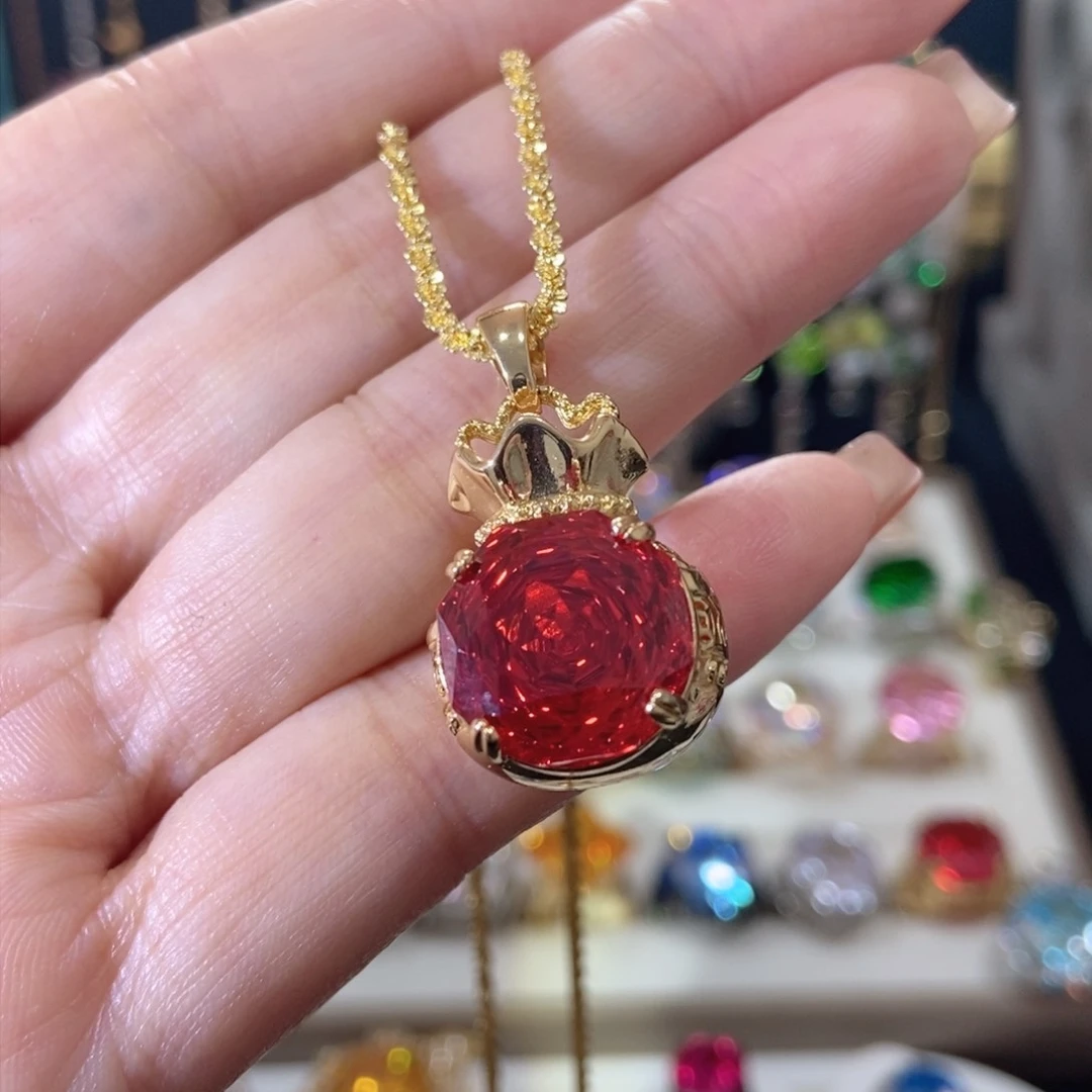 66锆石（处理）吊坠