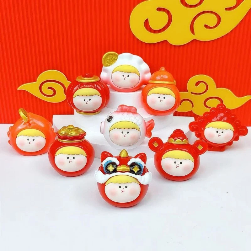 【九宫格】新年李四 摆件