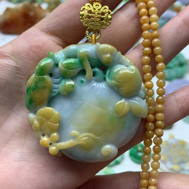 颈饰未镶嵌翡翠翡翠