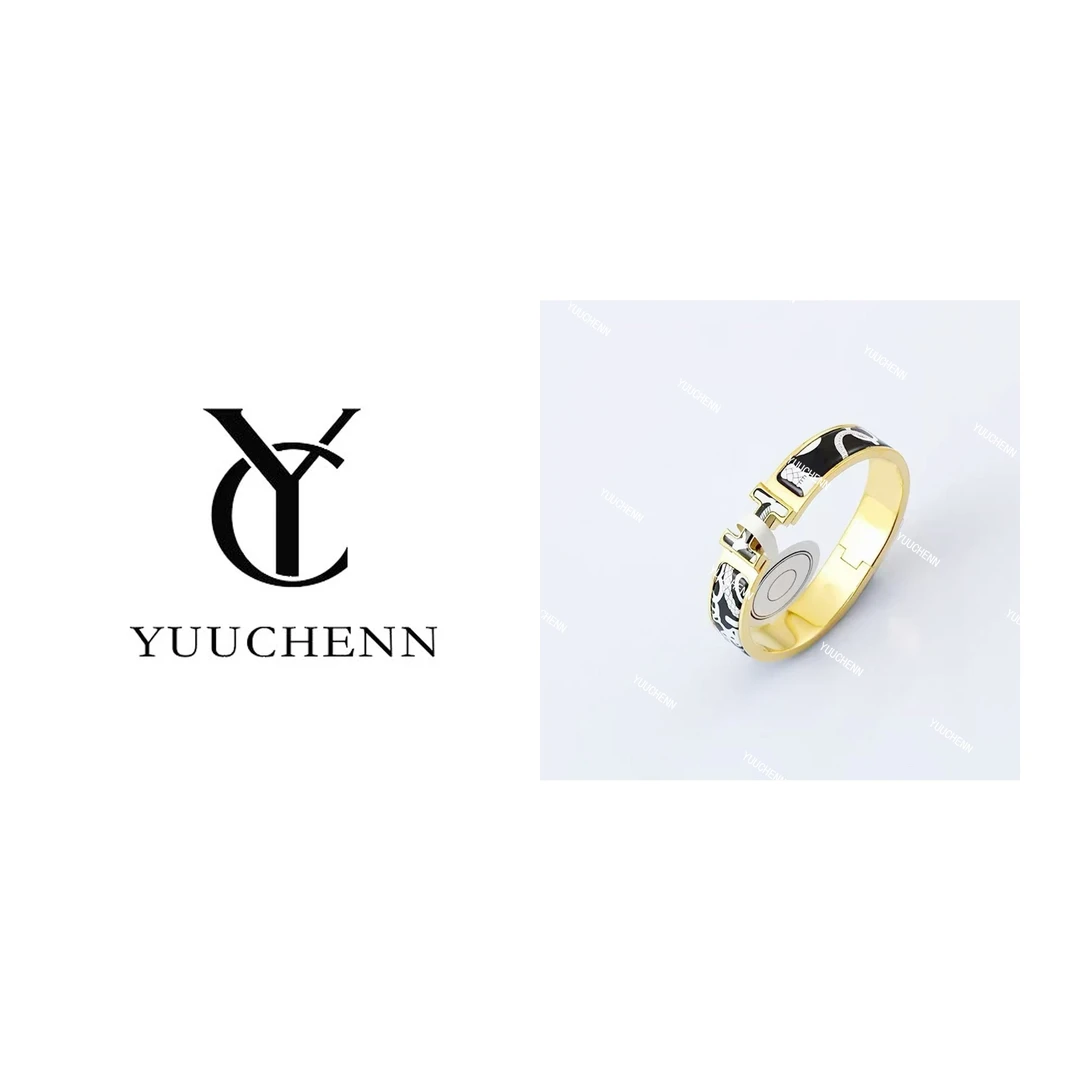 合金珐琅手镯 YUUCHENN 【Clic】拼色设计珐琅手镯男女同款