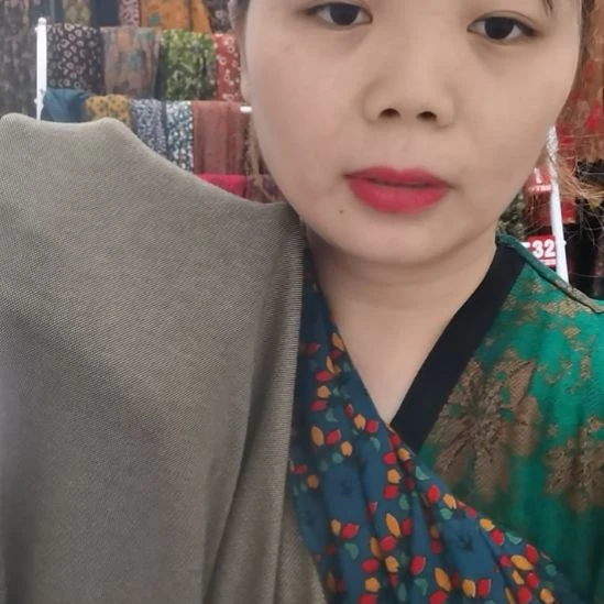 混纺黄色豹纹黑底加绒20米