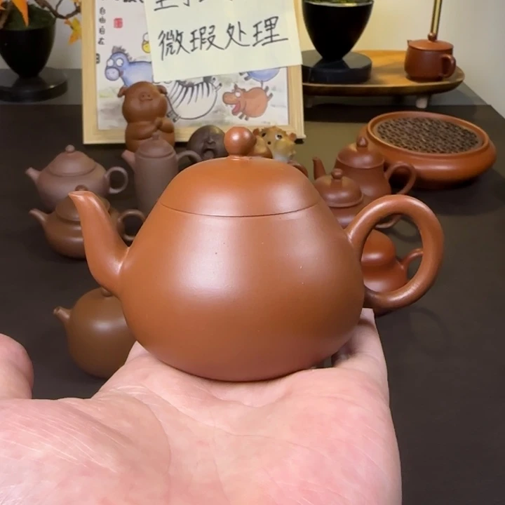 茶壶紫砂110cc微瑕矮梨
