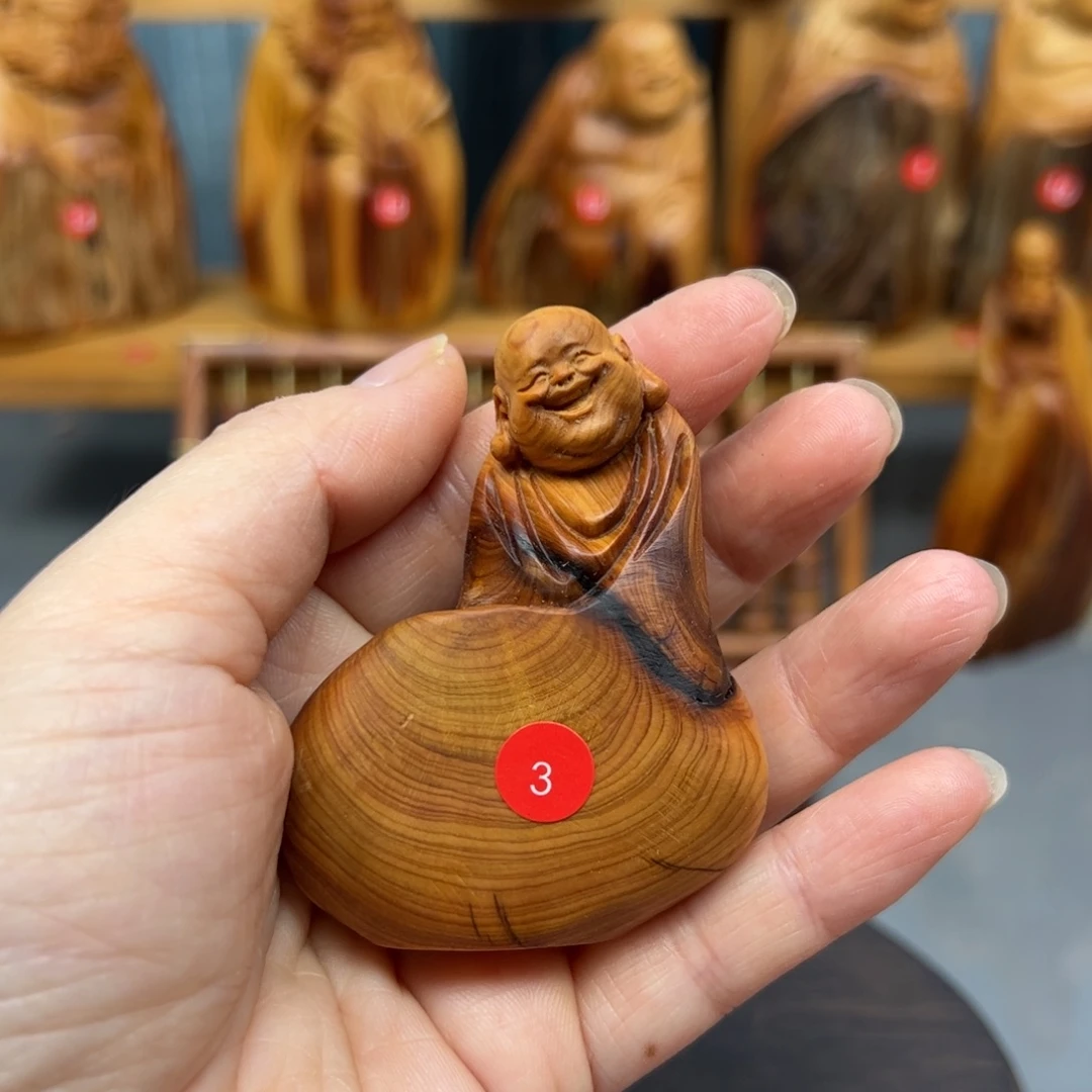 岁***.木崖柏木摆件手把件，