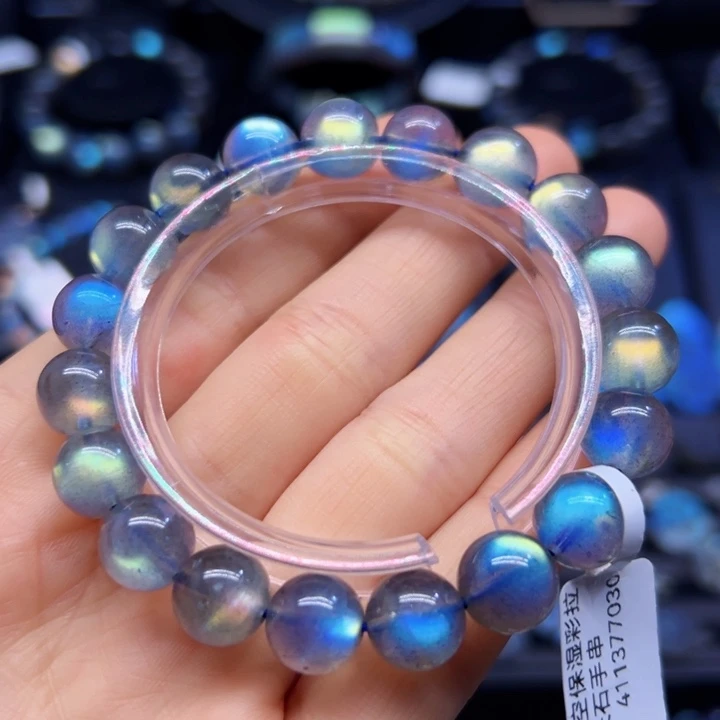 拉长石手串未镶嵌10.2左右