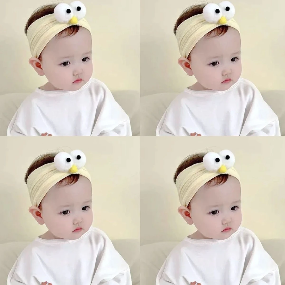 新生婴儿宽发带夏季薄款女婴护囱门帽宝宝头围女春秋卤门周岁头饰