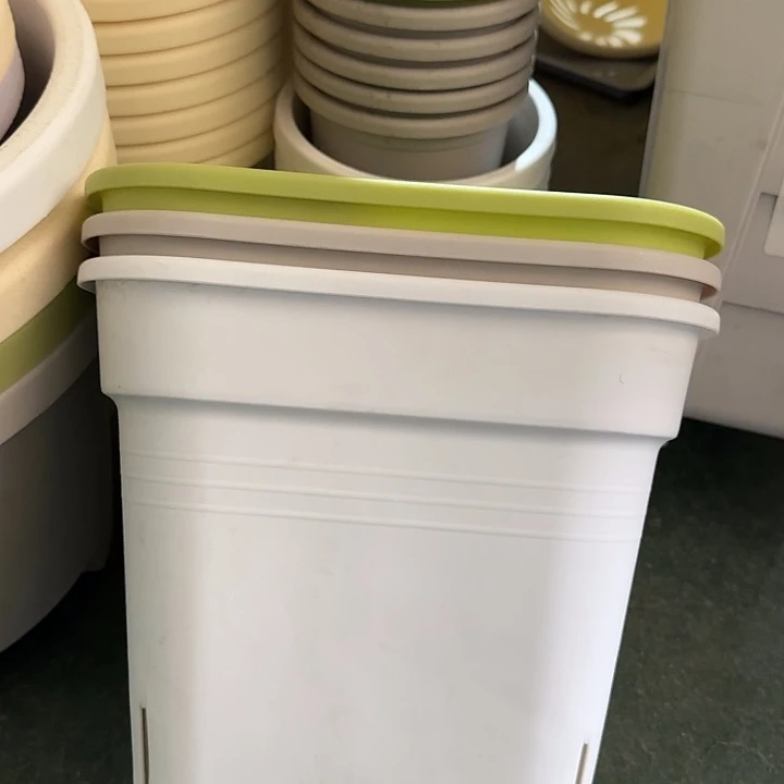 新款方盆口径25带托果绿5套