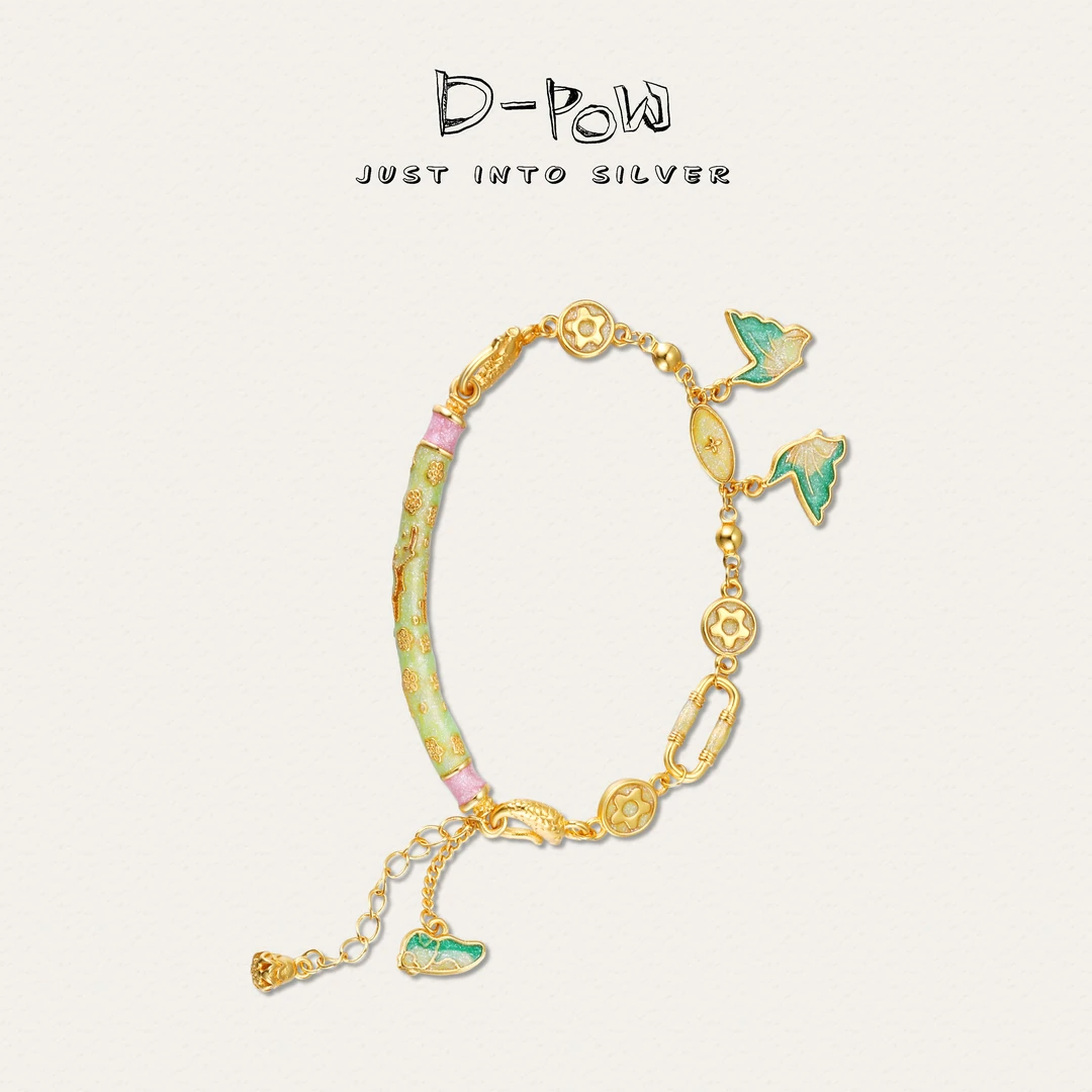 灯小炮 铜合金布艺手链 手链（17cm）（8729）