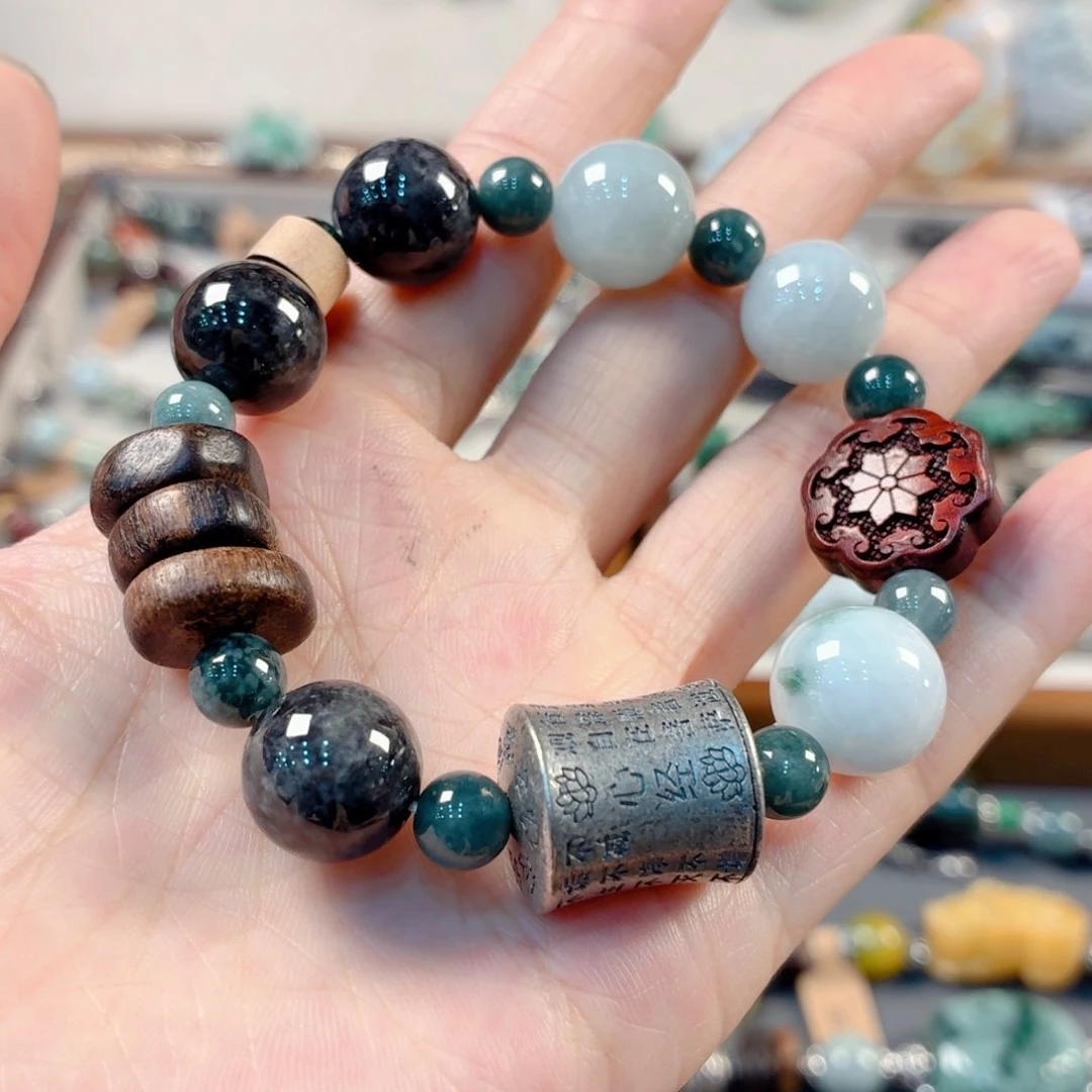 未镶嵌手链翡翠手串