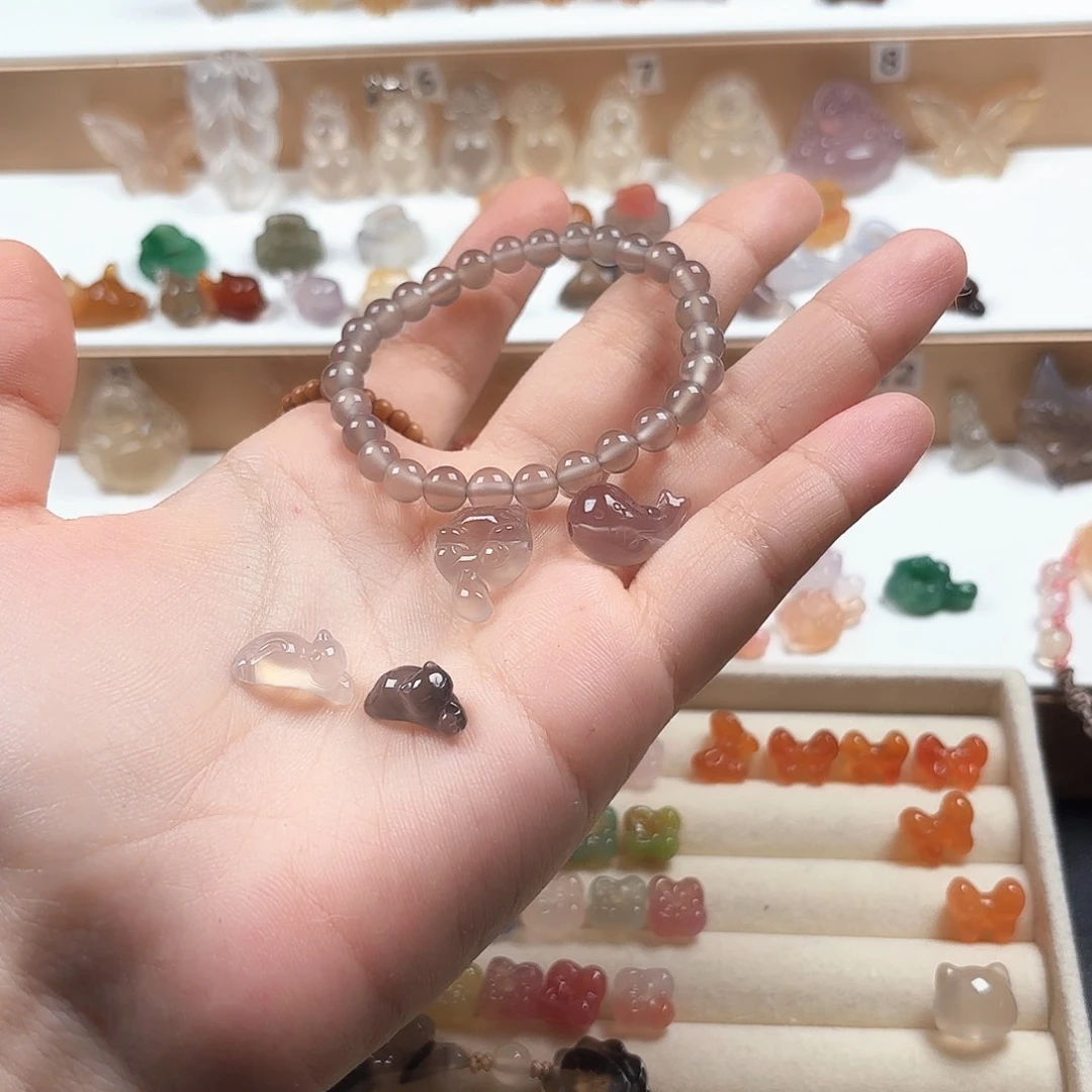 十****玛瑙/玉髓未镶嵌颈饰