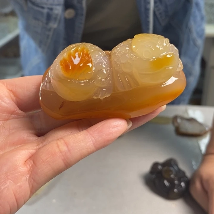 玛瑙/玉髓吊坠(不含链)未镶嵌