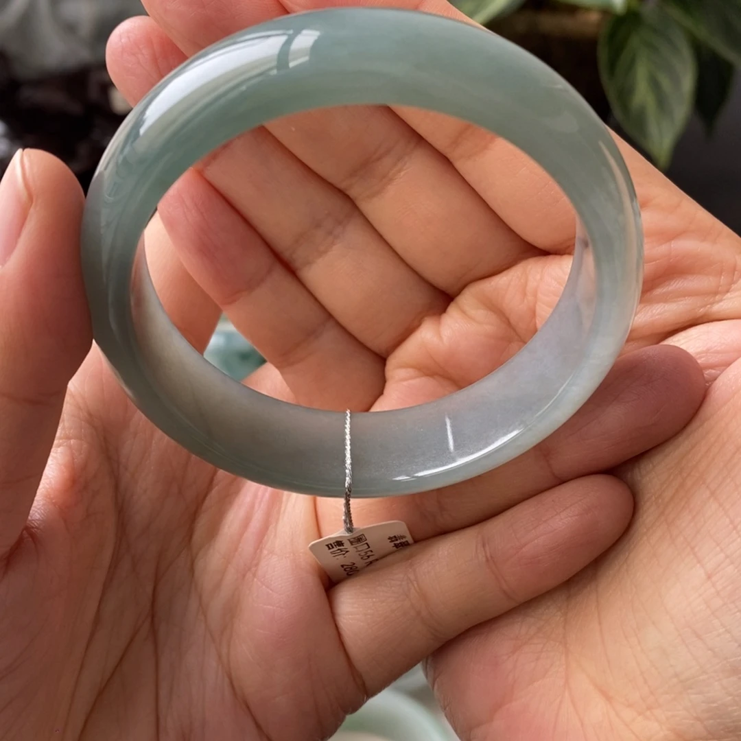 翡翠未镶嵌手镯天然