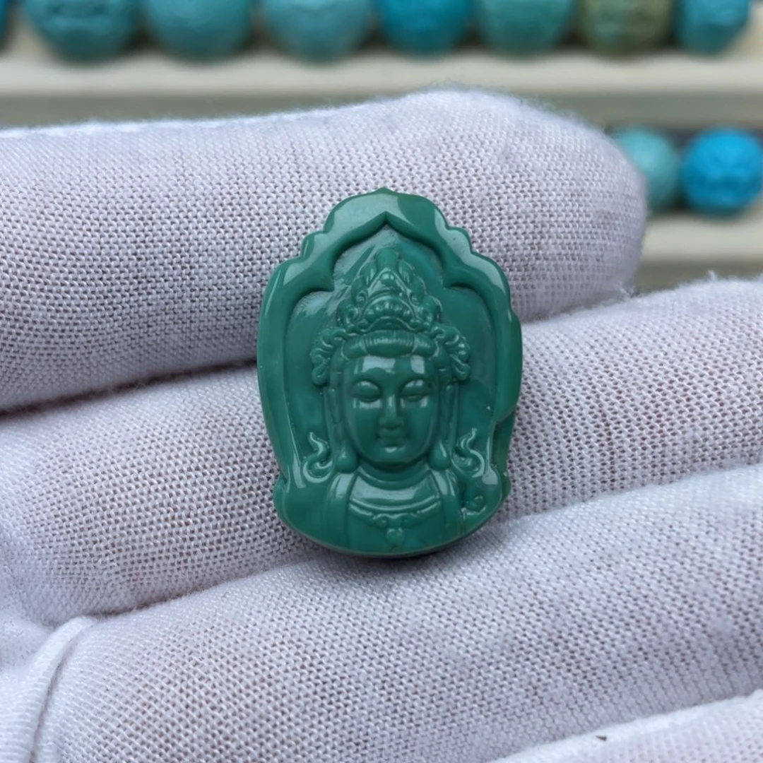 绿松石挂件未镶嵌