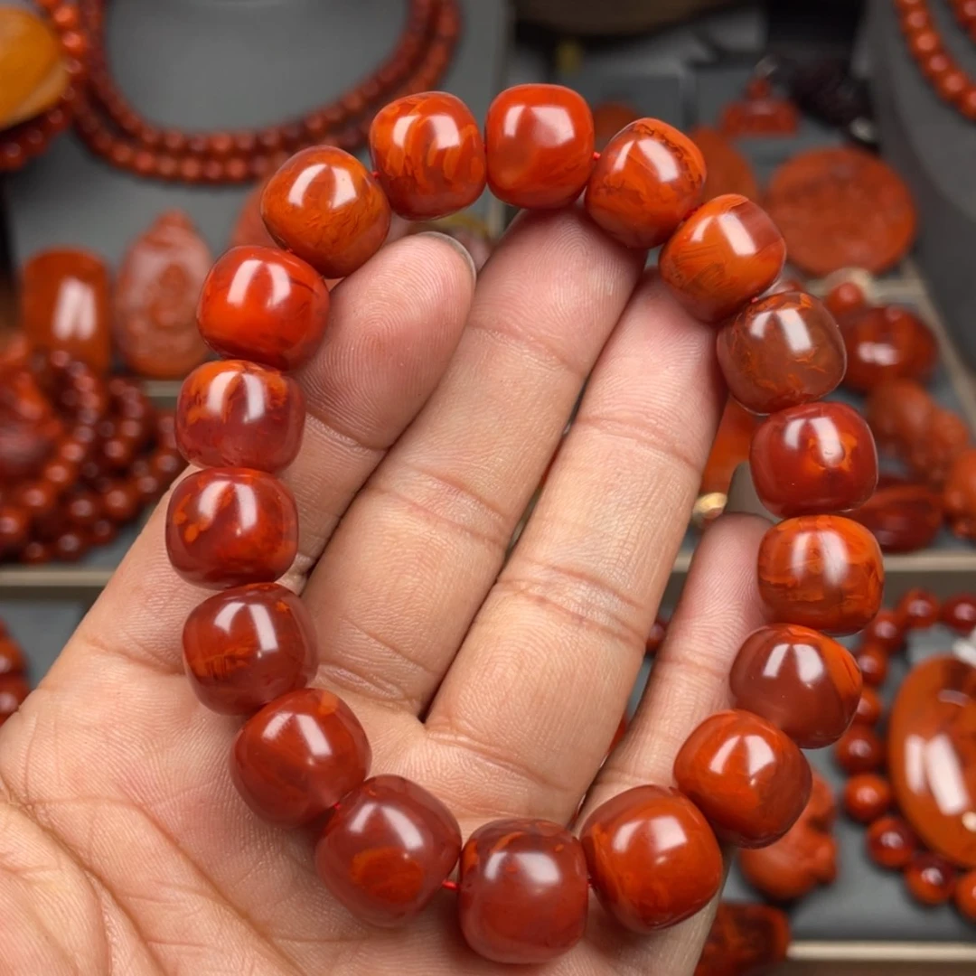 【闪购商品】南红玛瑙珠宝奇石未镶嵌单圈13