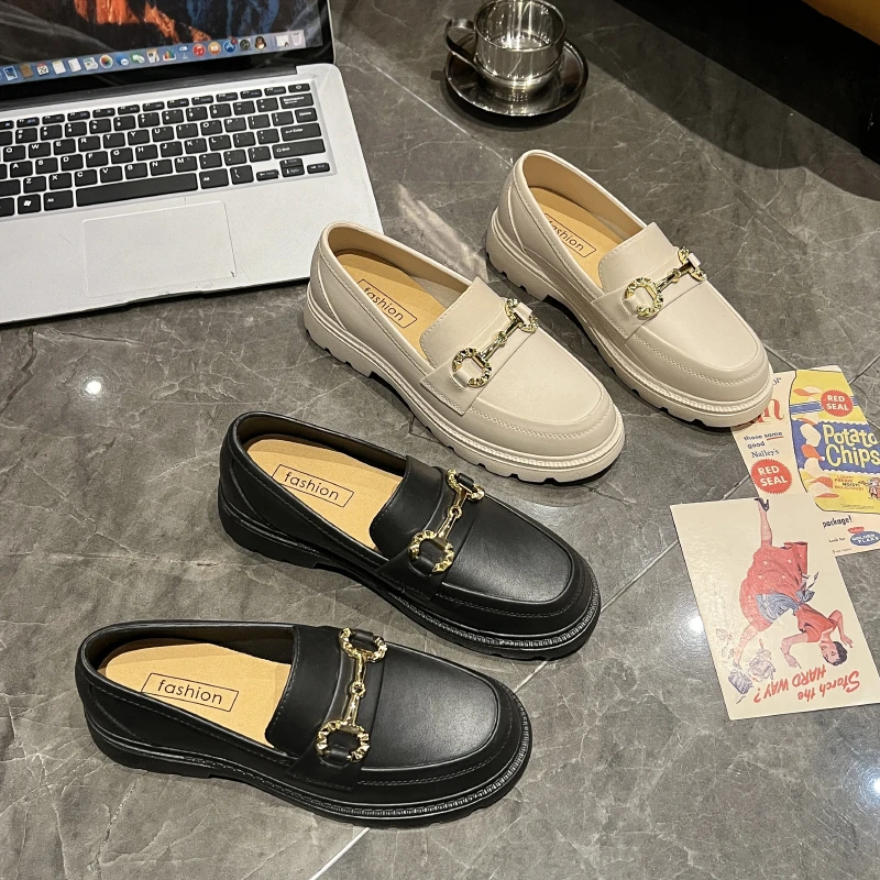 2025秋季爆款3333软底软面英伦风百搭时尚半包拖2