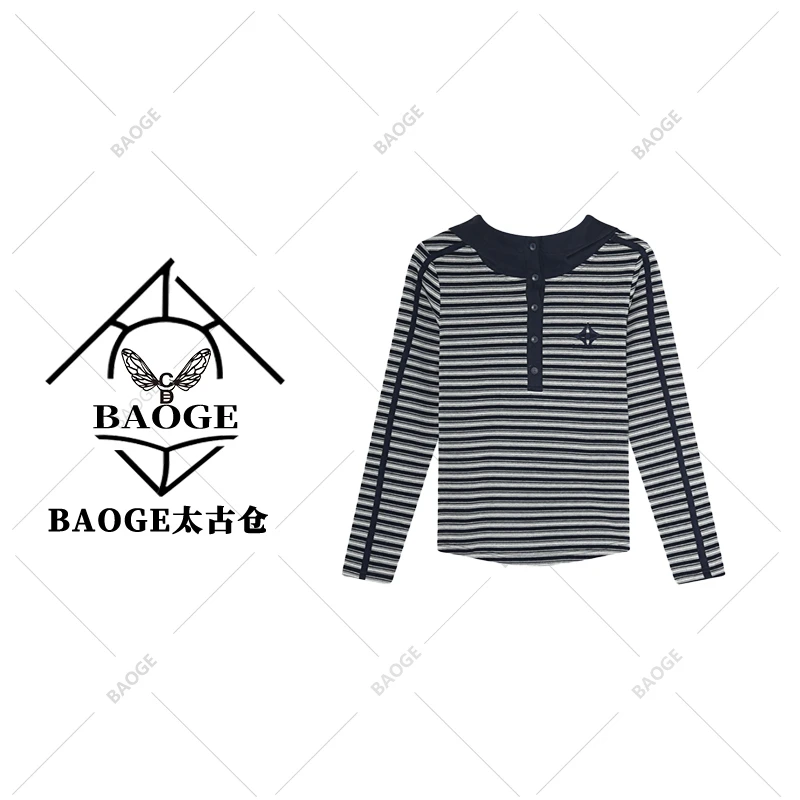 【BAOGE太古仓】B79650时尚新款修身经典轻奢百搭上衣