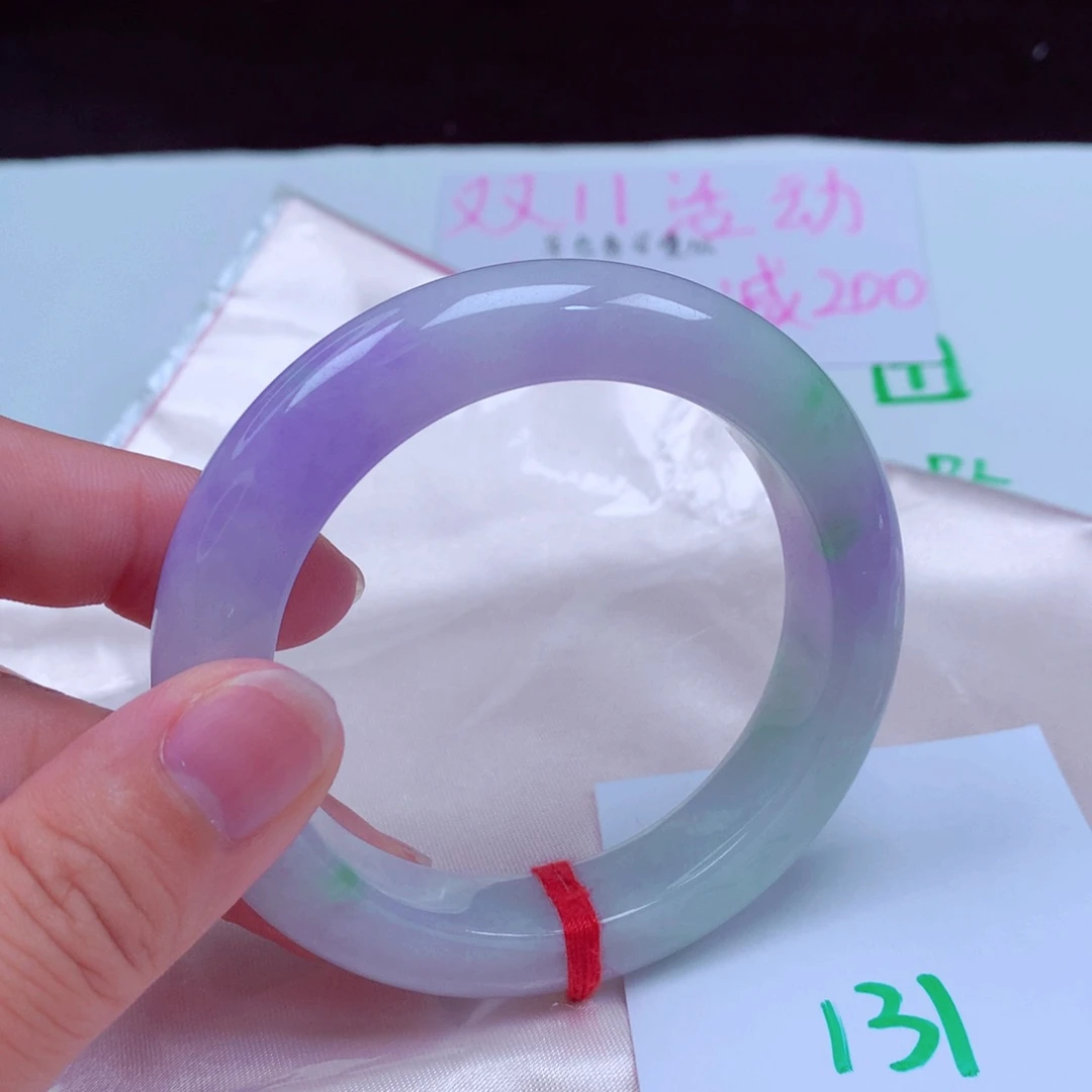 未镶嵌手镯翡翠缅甸天然A货翡翠手镯55