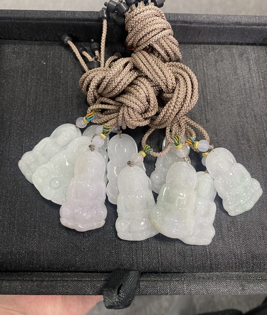 天然翡翠挂件多样性发一件F619123 观音 07