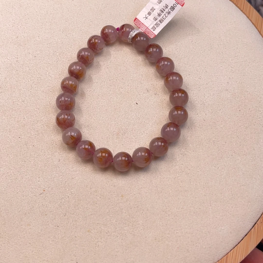 4***0手串未镶嵌水晶极光肉桂手串