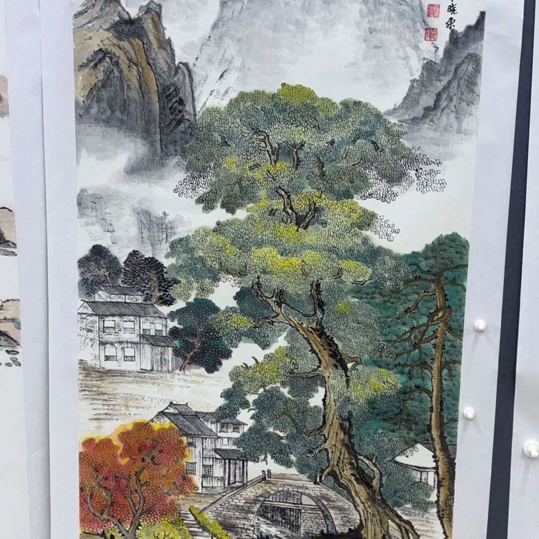 星****国画郭晓东四尺山水艺