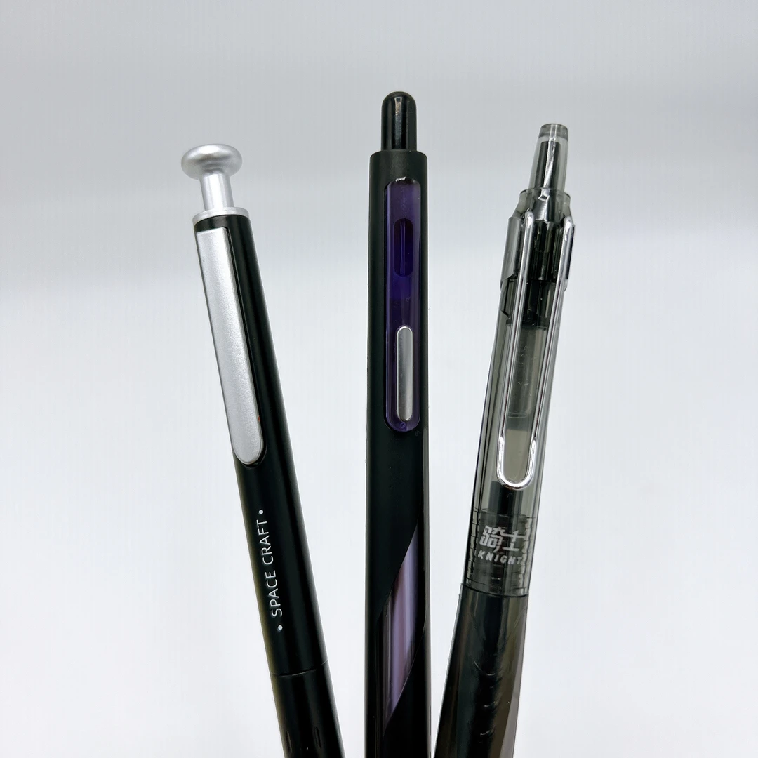 【黑墨/3 支】黑杆硬核时空舱小白点黑骑士 DS 闪电-掉封蜡不售后!