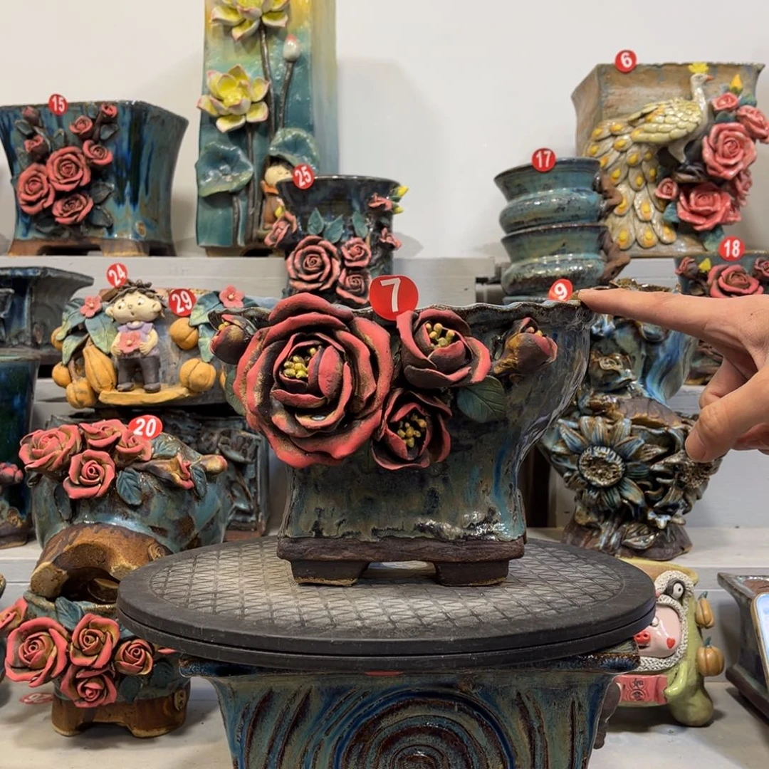 陶瓷7 号新年福利陶然花器