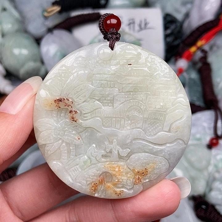 颈饰未镶嵌翡翠翡翠