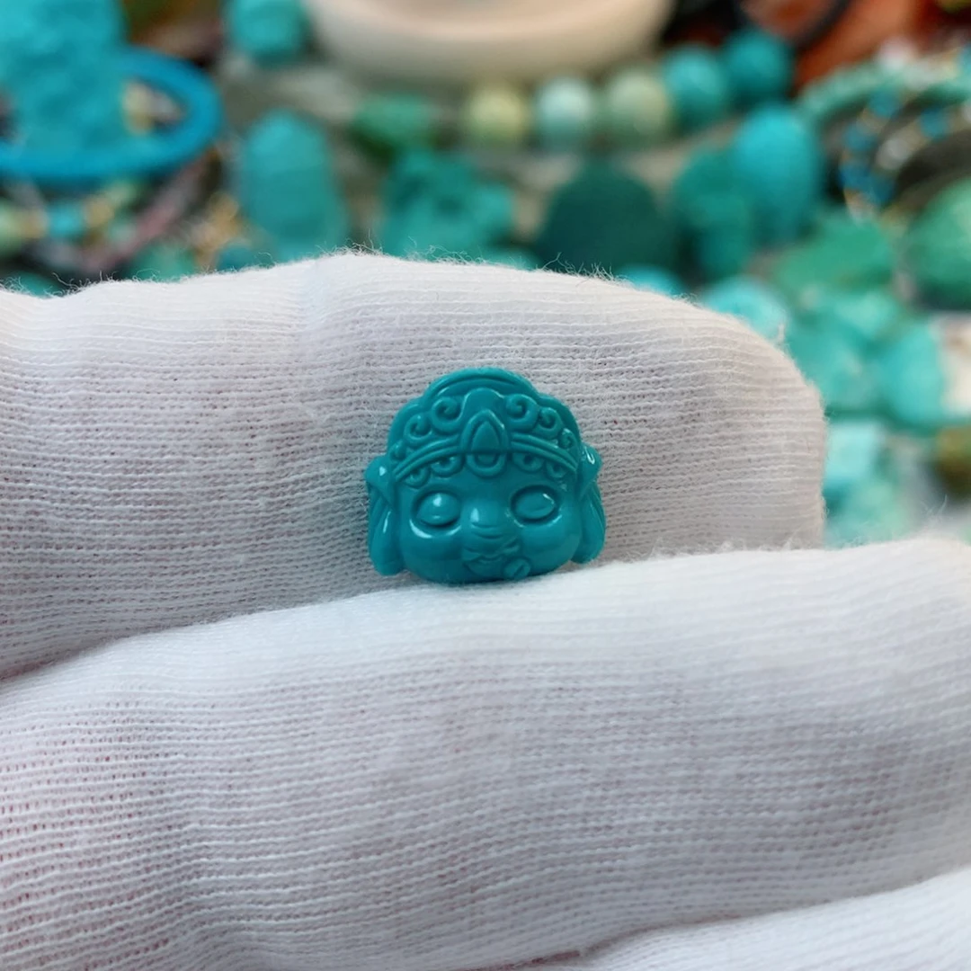 绿松石未镶嵌珠宝半成品