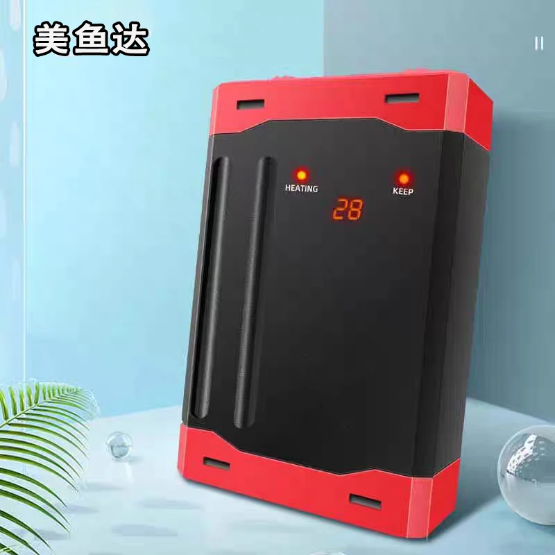 美鱼达新款加热棒小型加热棒淡海水通用带温度显示离水断电