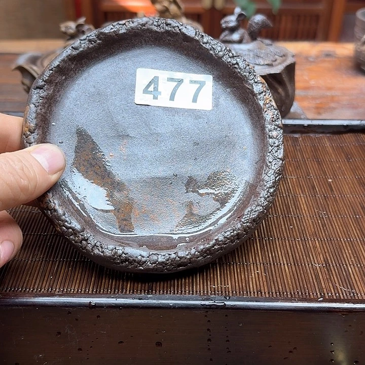 纯手工制作粗陶茶具