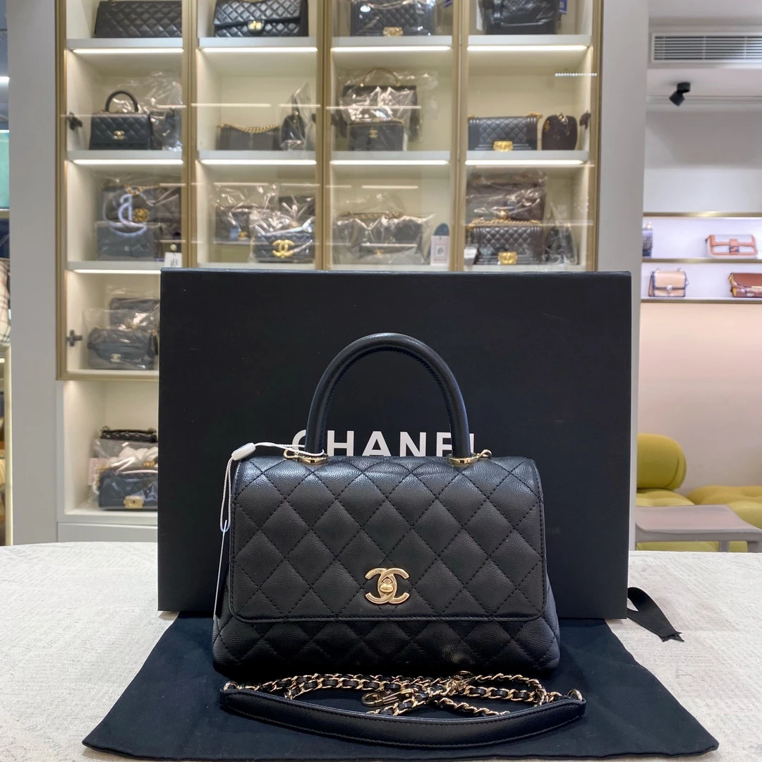 全新未使用 Chanel/香奈儿 闲置mini cocohandle/盒子尘袋FT00696