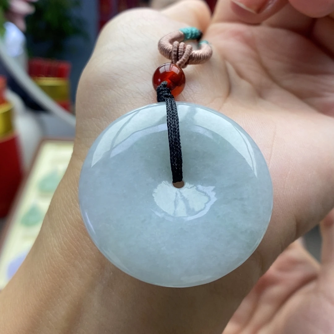 翡翠未镶嵌颈饰吊坠1