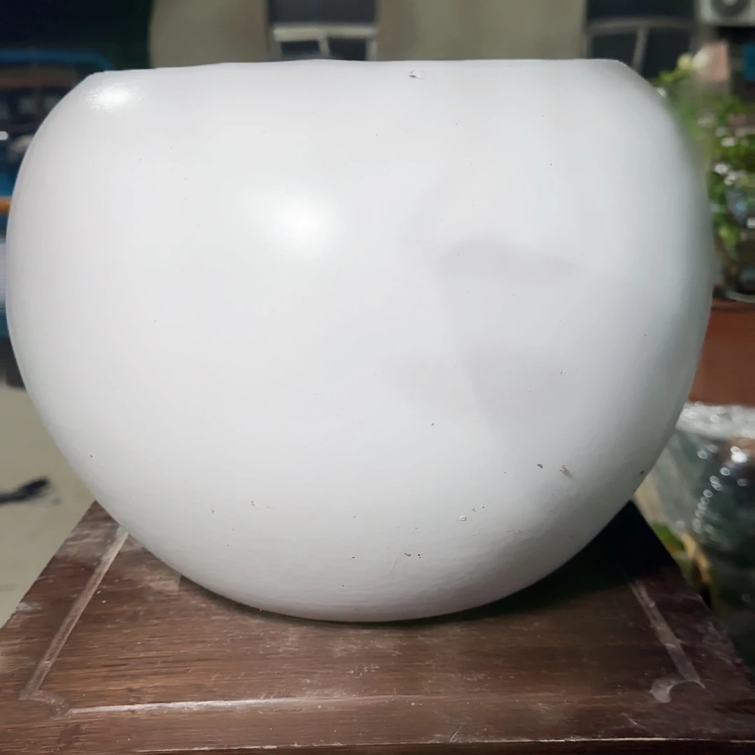 紫砂花盆高23口22