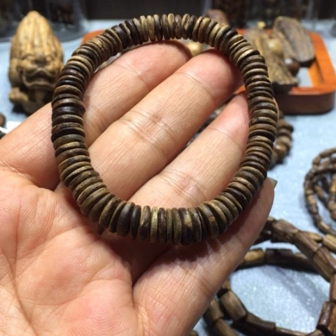 手串沉香加里曼丹九分沉5.8克