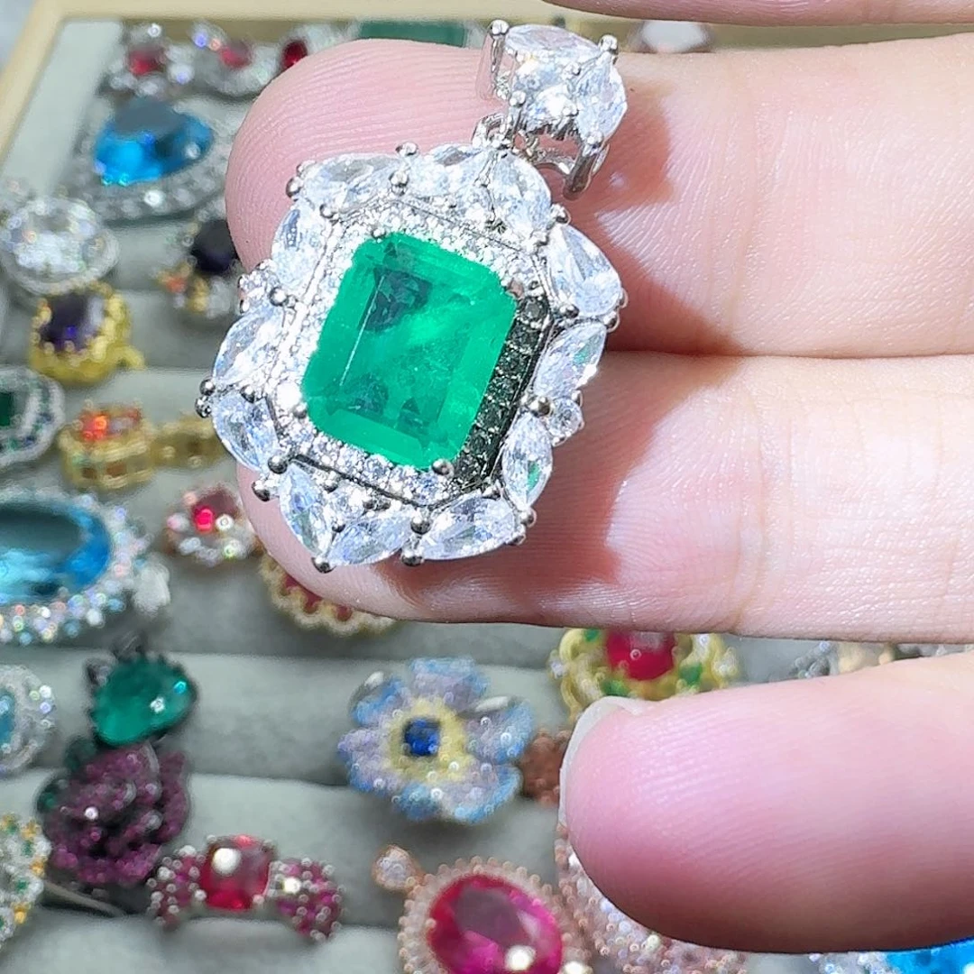 托帕石戒指银S925镶嵌